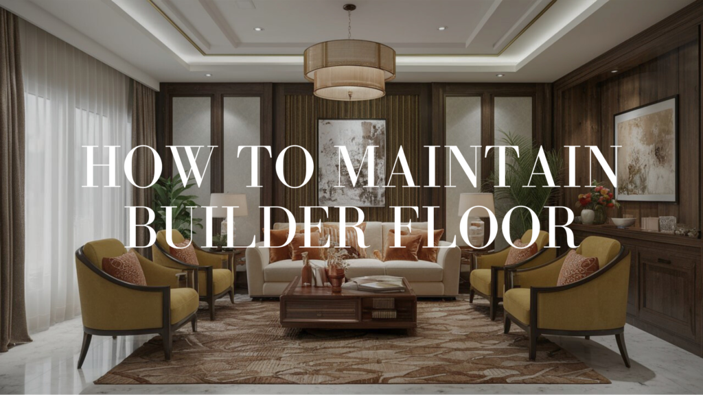 how to maintain builder